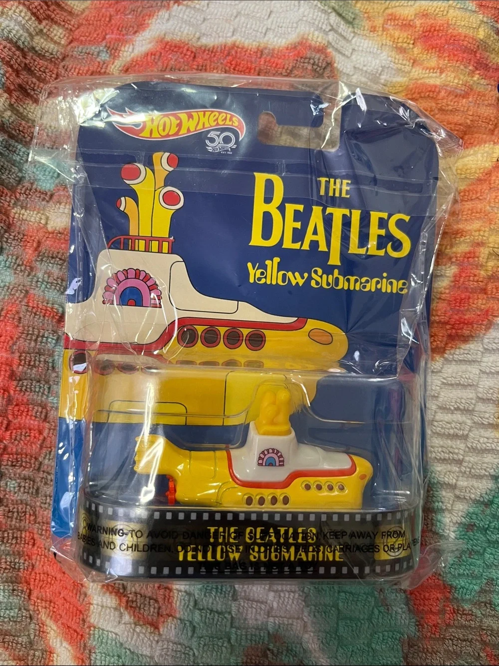 Hot Wheels The Beatles Yellow Submarine Die-Cast Toy - Yellow